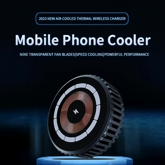 Phone Charger Radiator Fan – MagSafe Phone Cooler for iPhone 12–16 Series