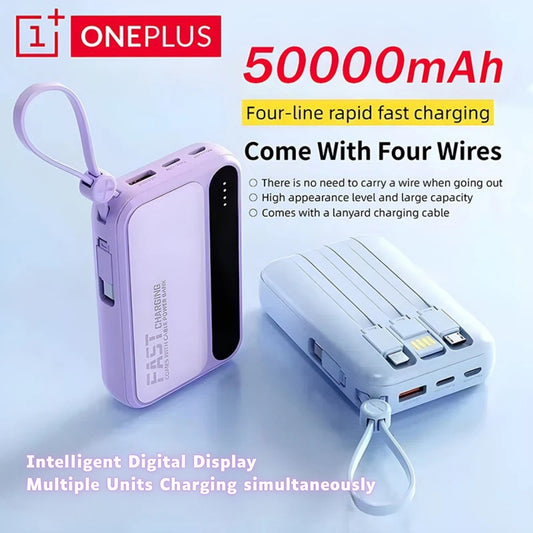 Slim Power Bank – Built-In Cable Mobile Charger for Pokémon GO & Travel