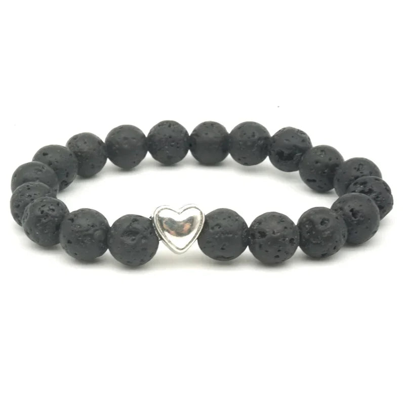 Aromatherapy Diffuser Bracelet – Handmade Lava Stone Beads
