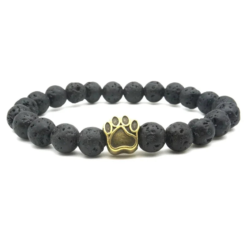 Aromatherapy Diffuser Bracelet – Handmade Lava Stone Beads