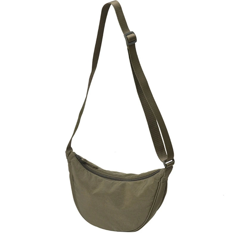 Solid Color Half-Moon Crossbody Bag – Urban Everyday Carry