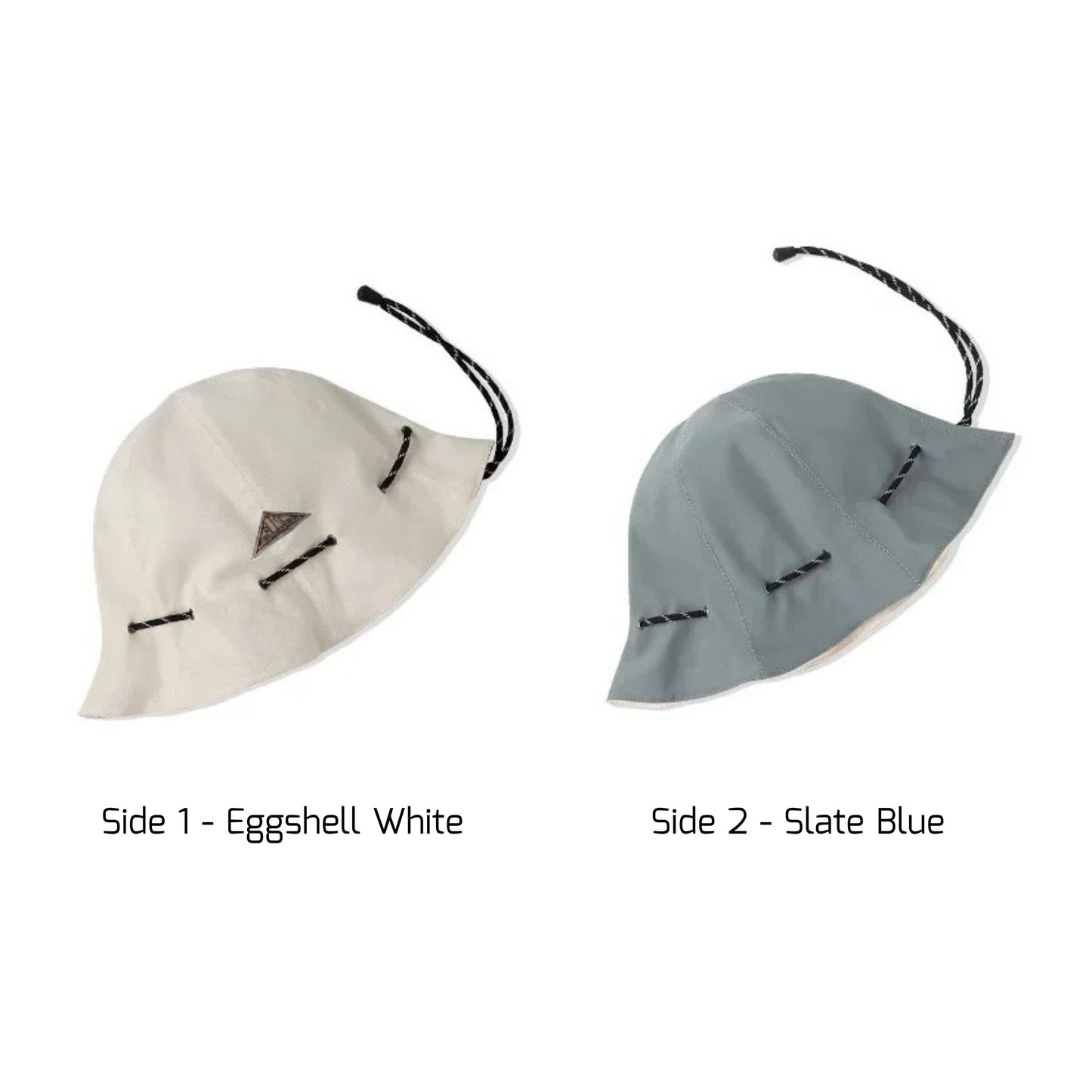 Women's Two-Sided Canvas Bucket Hat Convertible Pouch – Essential for Travelers & City Strollers