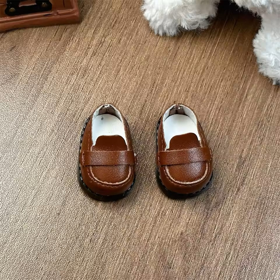 Hook-and-loop PU leather Shoes 4 Colors