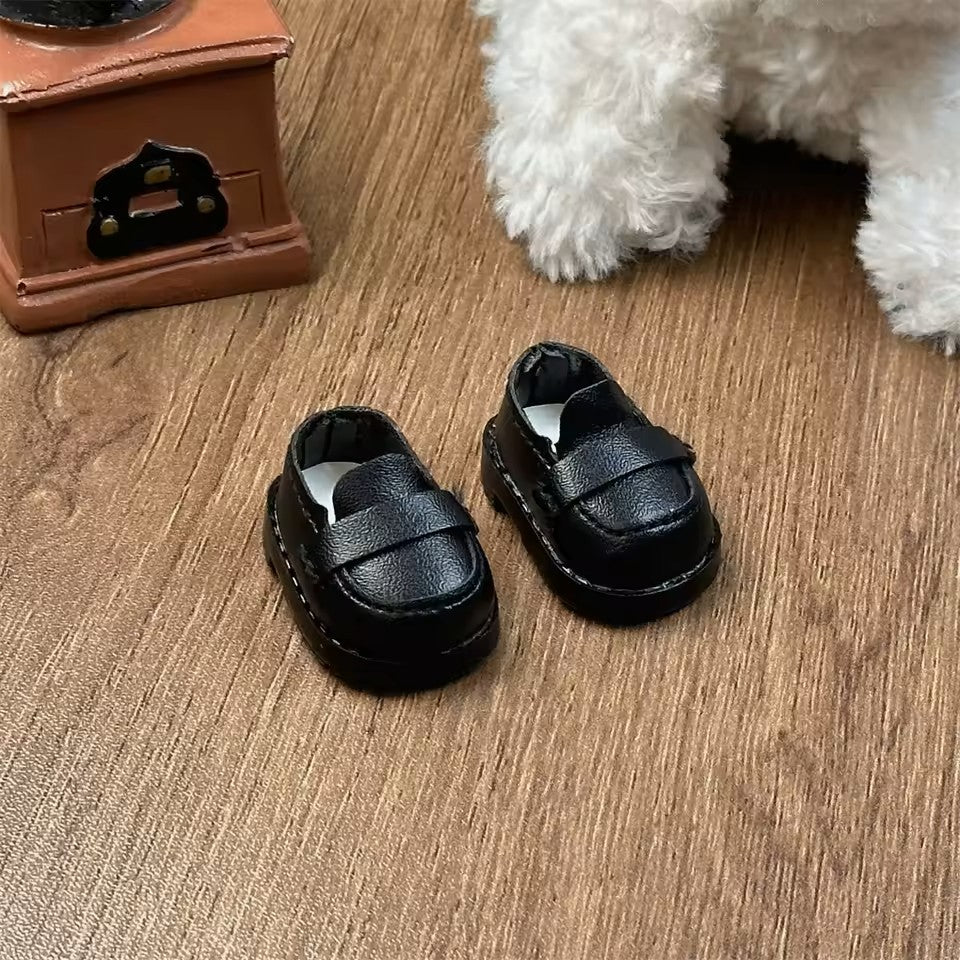 Hook-and-loop PU leather Shoes 4 Colors