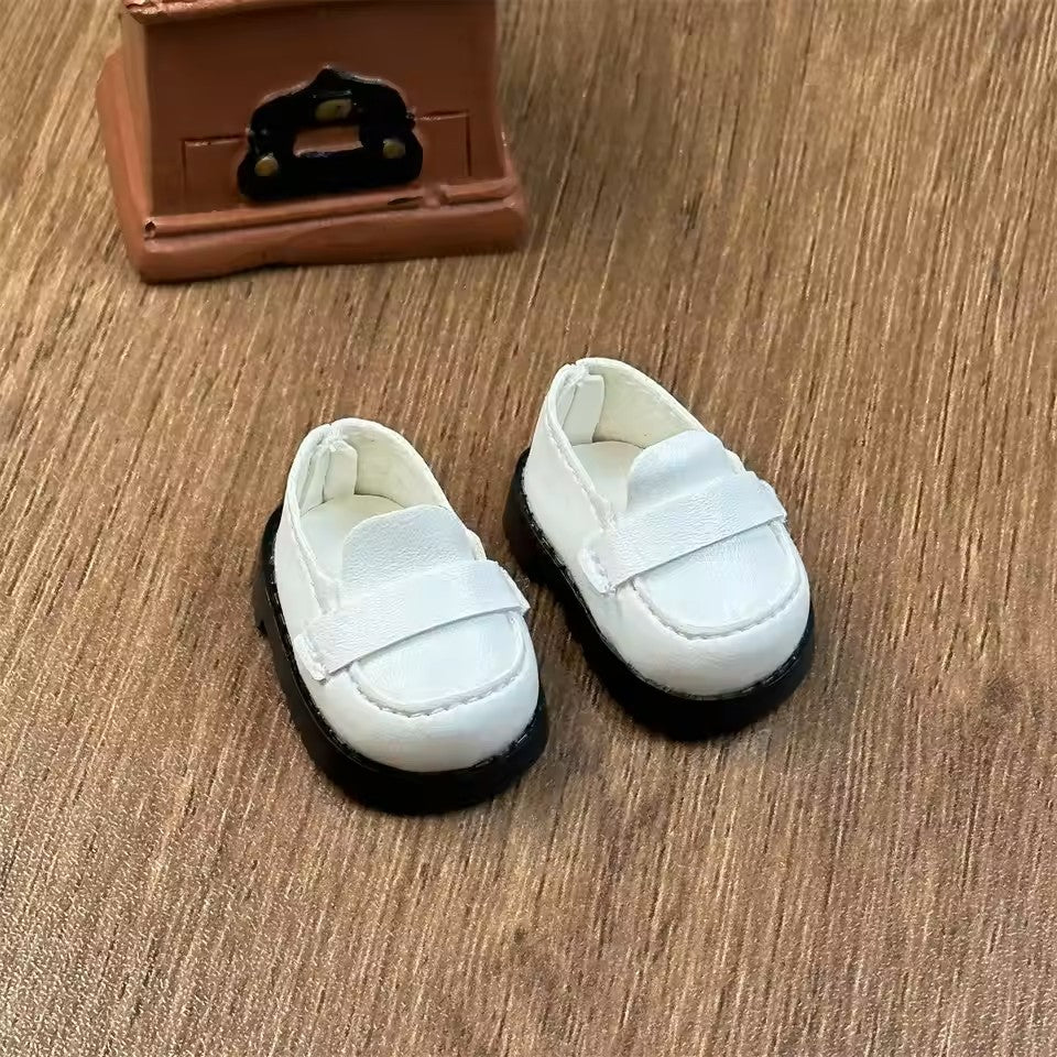 Hook-and-loop PU leather Shoes 4 Colors