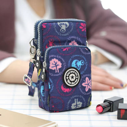 Streetwear Canvas Phone Crossbody Bag – Women’s Small Urban Shoulder Pouch