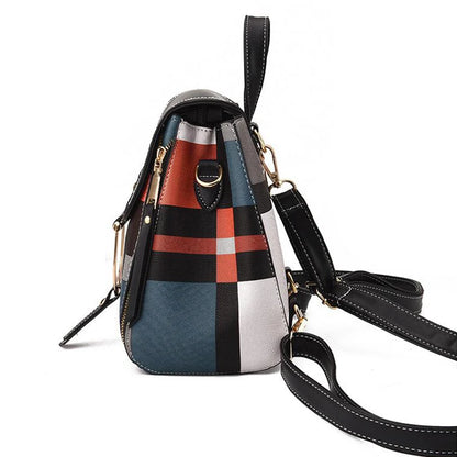 Versatile CityWalk PU Leather Backpack – Women’s Artistic Crossbody Bag