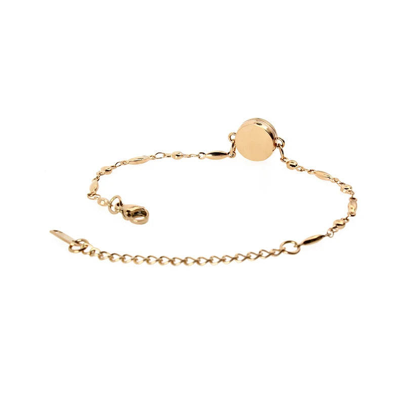 Aromatherapy Rose Gold Stainless Steel Locket Bracelet – Diffuser Jewelry for Men & Women