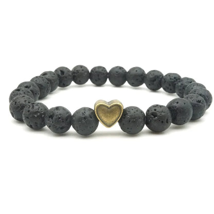 Aromatherapy Diffuser Bracelet – Handmade Lava Stone Beads