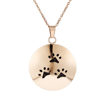 Aromatherapy Rose Gold Stainless Steel Pendant Necklace – Diffuser Jewelry for Men & Women