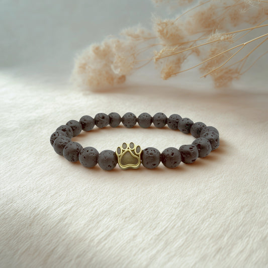 Aromatherapy Diffuser Bracelet – Handmade Lava Stone Beads