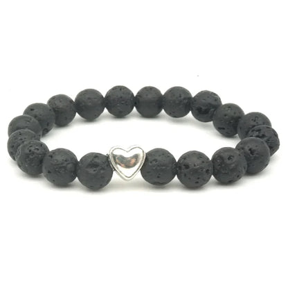 Aromatherapy Diffuser Bracelet – Handmade Lava Stone Beads