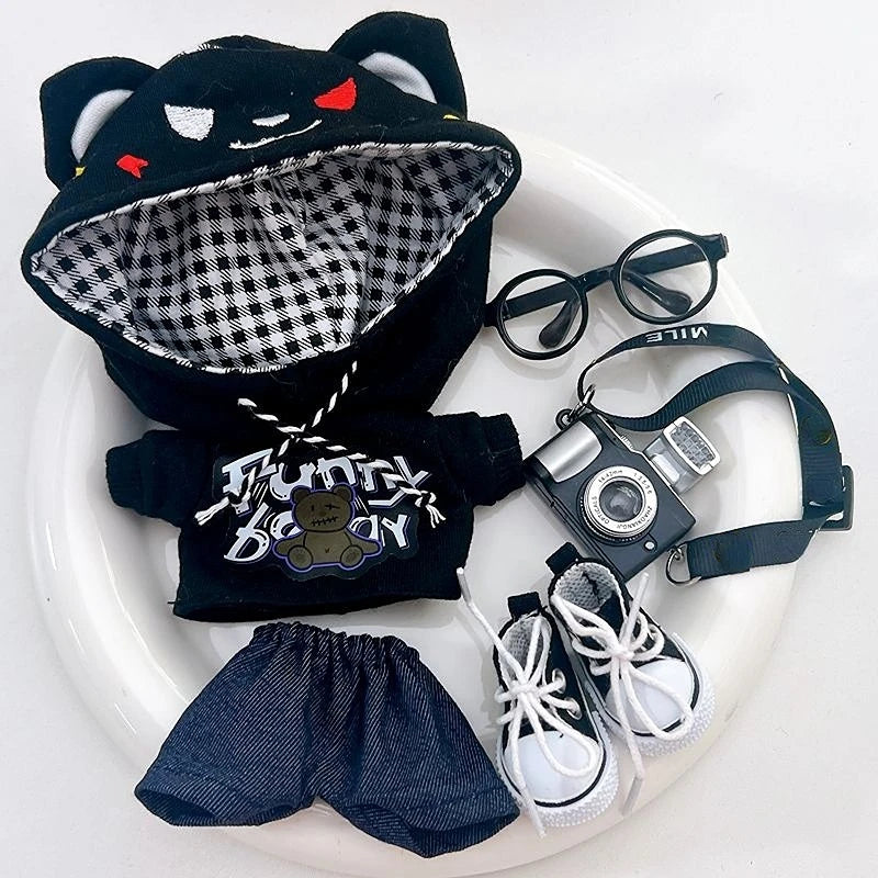 Labubu Doll Streetwear Couple Set 2 – Urban Fashion Chic Mini Outfit Set