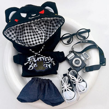 Labubu Doll Streetwear Couple Set 2 – Urban Fashion Chic Mini Outfit Set