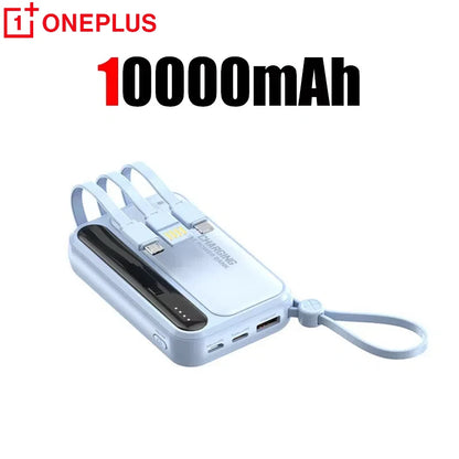 Slim Power Bank – Built-In Cable Mobile Charger for Pokémon GO & Travel