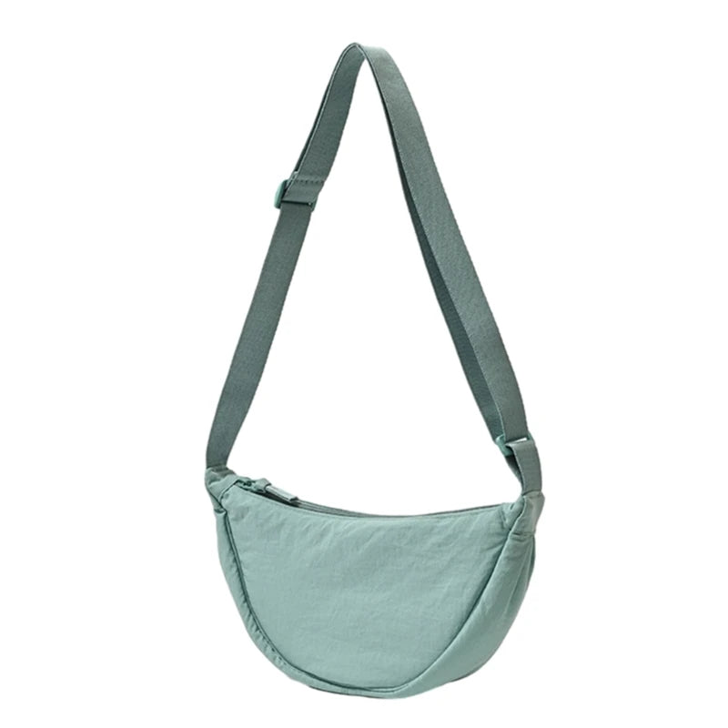 Solid Color Half-Moon Crossbody Bag – Urban Everyday Carry