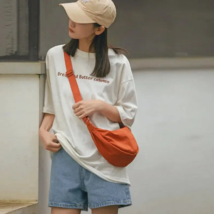 Solid Color Half-Moon Crossbody Bag – Urban Everyday Carry