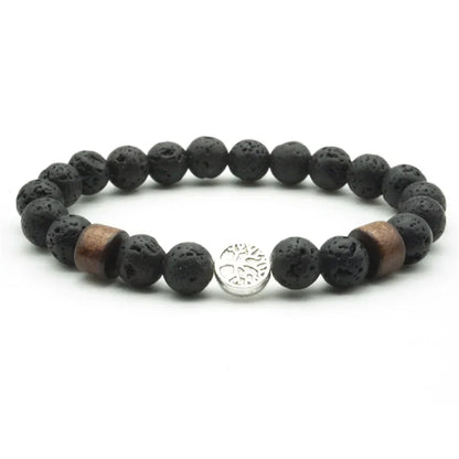 Aromatherapy Diffuser Bracelet – Handmade Lava Stone Beads