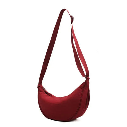 Solid Color Half-Moon Crossbody Bag – Urban Everyday Carry