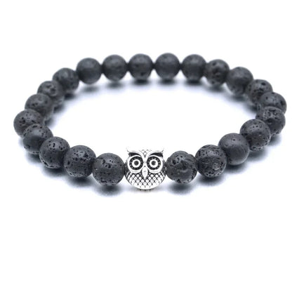 Aromatherapy Diffuser Bracelet – Handmade Lava Stone Beads