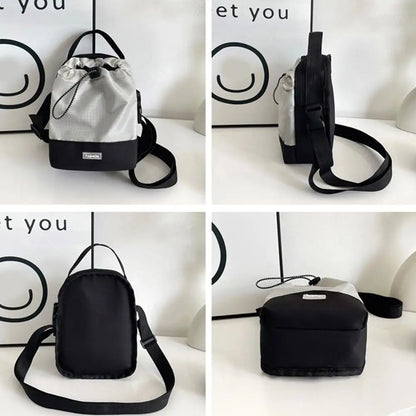 Compact Waterproof Sling Bag with Water Bottle Pocket – Urban Travel Crossbody