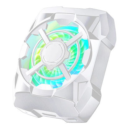 Magnetic Wireless Phone Cooler – Silent 3-Speed Rechargeable Radiator with Blue Light for Mobile Gaming