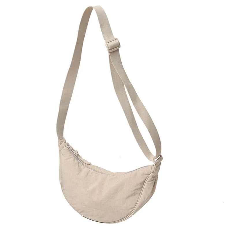 Solid Color Half-Moon Crossbody Bag – Urban Everyday Carry
