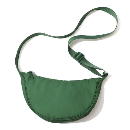 Solid Color Half-Moon Crossbody Bag – Urban Everyday Carry