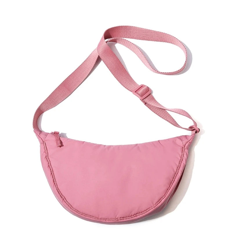 Solid Color Half-Moon Crossbody Bag – Urban Everyday Carry