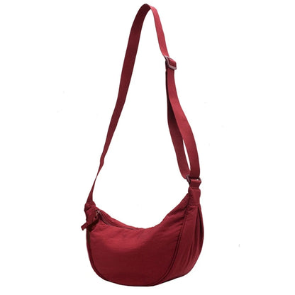 Solid Color Half-Moon Crossbody Bag – Urban Everyday Carry