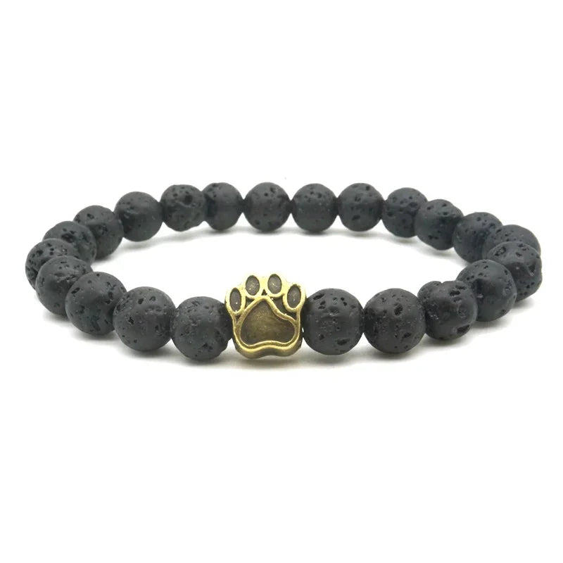 Aromatherapy Diffuser Bracelet – Handmade Lava Stone Beads