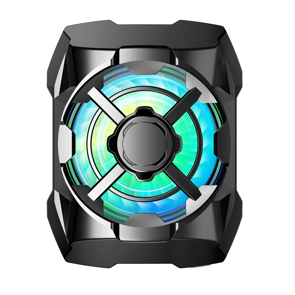 Magnetic Wireless Phone Cooler – Silent 3-Speed Rechargeable Radiator with Blue Light for Mobile Gaming
