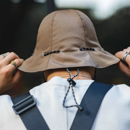 Unisex Two-Sided Canvas Bucket Hat Convertible Pouch – Essential for Travelers & Pokémon GO Players