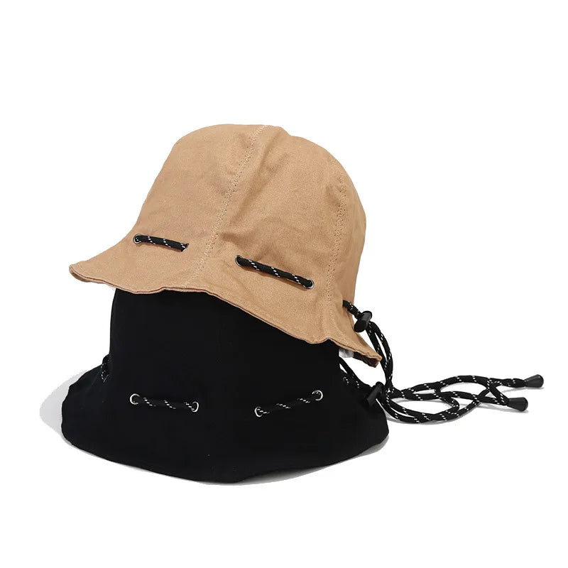 Unisex Single-Color Canvas Bucket Hat Convertible Pouch –  Essential for Travelers & Pokémon GO Players
