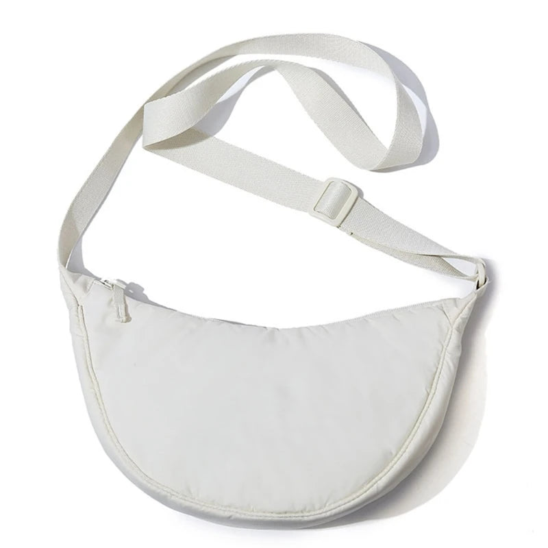 Solid Color Half-Moon Crossbody Bag – Urban Everyday Carry
