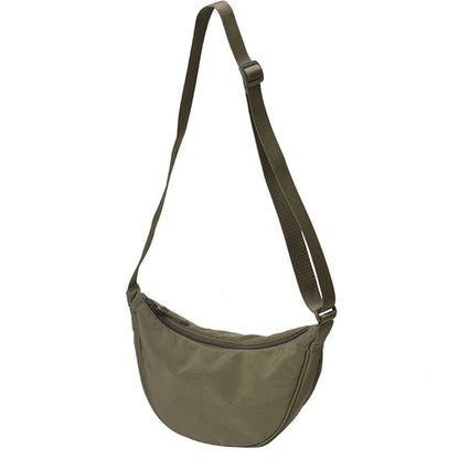 Solid Color Half-Moon Crossbody Bag – Urban Everyday Carry