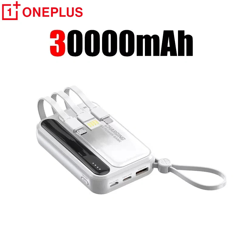 Slim Power Bank – Built-In Cable Mobile Charger for Pokémon GO & Travel