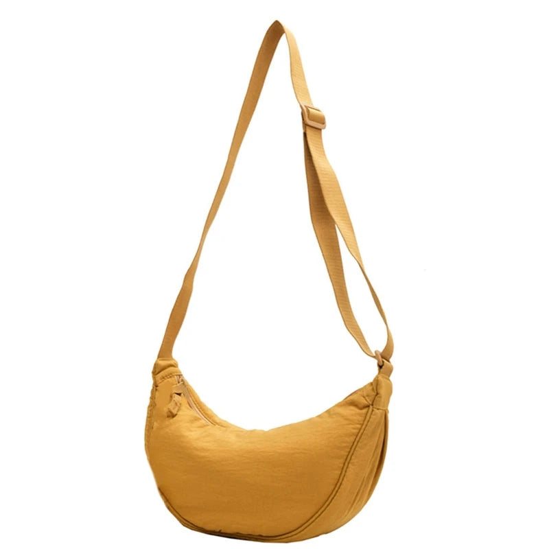 Solid Color Half-Moon Crossbody Bag – Urban Everyday Carry