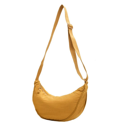 Solid Color Half-Moon Crossbody Bag – Urban Everyday Carry