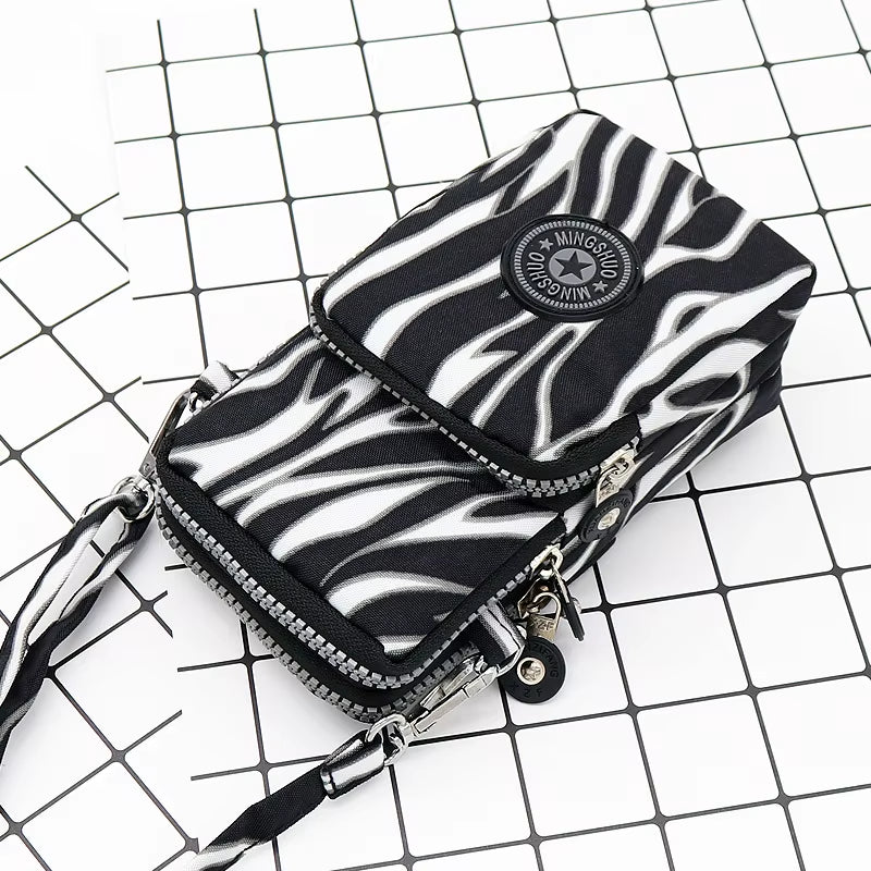 Streetwear Canvas Phone Crossbody Bag – Women’s Small Urban Shoulder Pouch