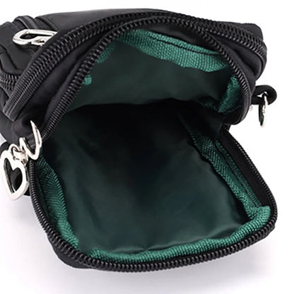Minimalist Waterproof Nylon Crossbody Phone Bag – Women’s Small Purse